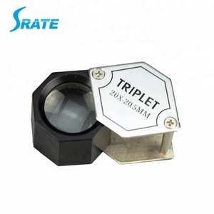 Mg22188a gấp ba ống kính trang sức kính lúp kim cương lục giác Loupe - Product Image 6