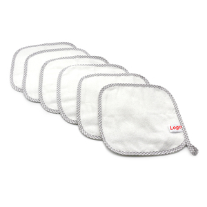 Chine Vente en gros Serviette à capuche en fibre de bambou souple Tissu éponge à séchage rapide Débarbouillette pour bébé pour salles de bain - Product Image 6