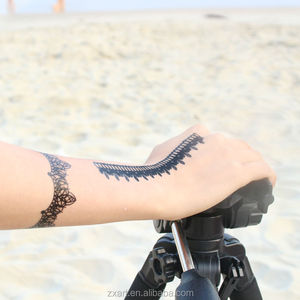 Sexe lady dentelle blanche autocollant tatto pour la plage - Product Image 5