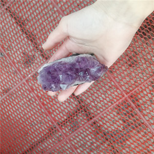 Bán Buôn Khoáng Sản Tự Nhiên Đá Thạch Anh Brazil Thạch Anh Tím Tinh Thể Cụm Geode Slice - Product Image 1