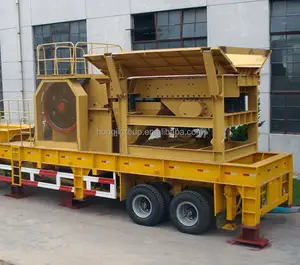 China Top Brand Steen Jaw Impact Cone Crusher Machine Mobiele Breekinstallatie