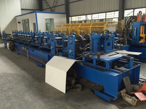 European Standard <strong>Z</strong> <strong>Shape</strong> Steel <strong>Purlin</strong> <strong>Roll</strong> <strong>Forming</strong> <strong>Machine</strong> with PLC Control and Motor Driven System - Product Image 4