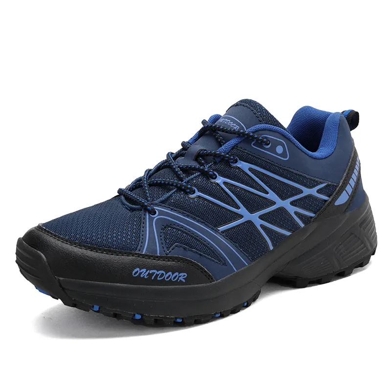 High Quality Outdoor Men's Waterproof Hiking Shoes Anti-Slip Climbing Nubuck Shoes For Men Trekking