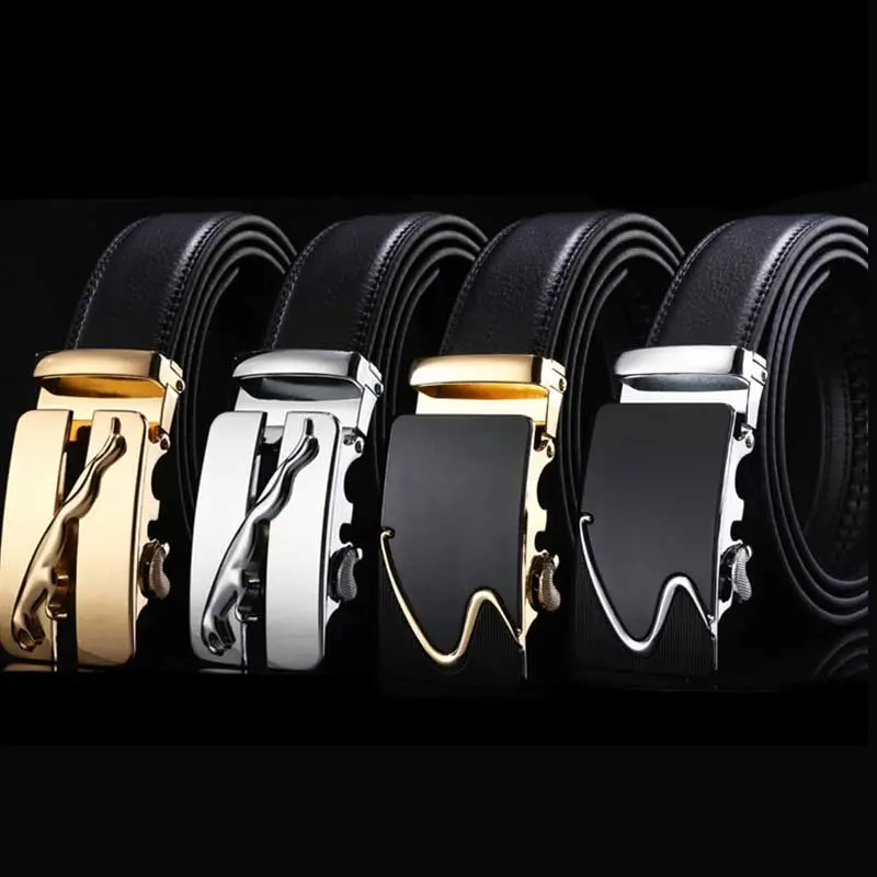 Ceinture en cuir véritable, avec boucle divers, de haute qualité et à bon prix, vente en gros