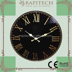 Reloj Analógico de Poliresina de Diseño Tradicional de 12 Pulgadas, Números Romanos, Pantalla de Una Sola Cara con Agujas, Decorativo para Interiores/Exteriores, de Cuarzo - Product Image 5
