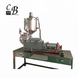 manual paste sauce cream spout pouch filling machine capping machine