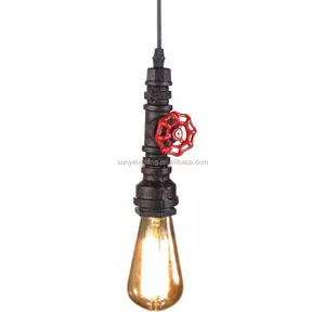 Loft Retro DIY Industriellen Eisen Rohr Vintage deckenleuchte Pendelleuchte Fixture