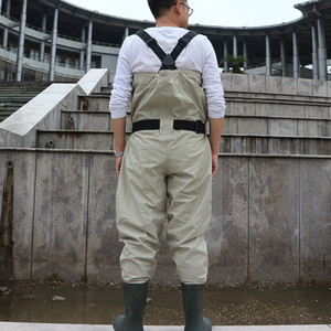 Penjualan Terbaik Harga Murah Tahan Air Terbang Memancing Ukuran Besar Bernapas Dada Memancing Waders - Product Image 2