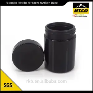 Plastic Container Supplements RTCO Chroming Plastic Pill Container Supplement Plastic Jar