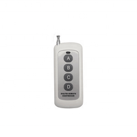 Émetteur RF sans fil 500m, télécommande à code d'apprentissage, matériau plastique, IC 1527 pour l'automatisation domestique et les lampes
