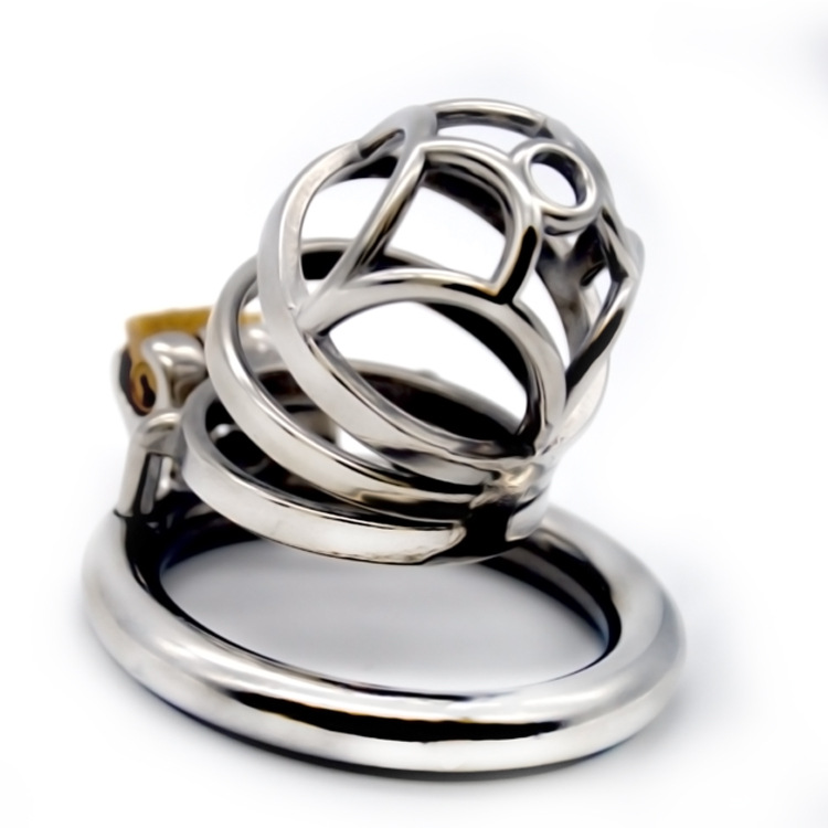 FAAK 60mm Edelstahl Chastity Cage mit flexiblem Design für Männer