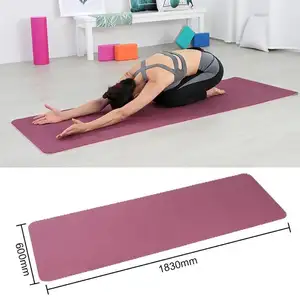 Universal al aire libre 6mm TPE antideslizante esteras de Yoga de mal gusto Pilates gimnasio deporte almohadillas para
