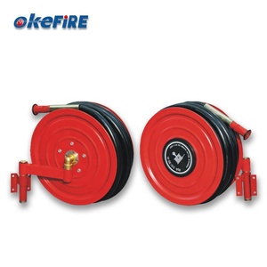 Okefire 30M Swinging Steel 1 1/4 Inch <strong>Fire</strong> Hose Reel <strong>Drum</strong> - Product Image 4
