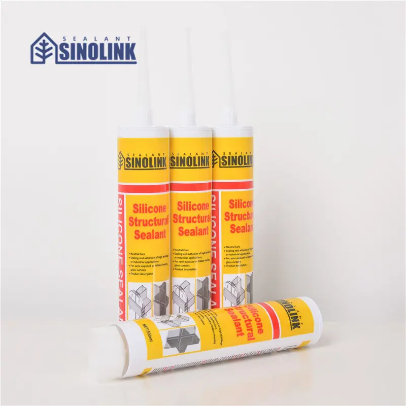 SINOLINK gap filling hdpe empty plastic cartridge for structural silicone sealant