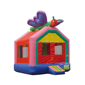 Château gonflable papillon pour la <span class=keywords><strong>location</strong></span> de fête d'anniversaire des filles, maison de saut gonflable - Product Image 1