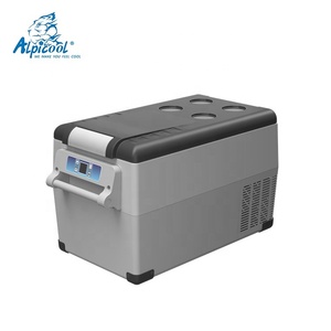 Réfrigérateur-congélateur Alpicool CF35 35l, type compresseur, <span class=keywords><strong>12</strong></span> <span class=keywords><strong>volts</strong></span>, alimenté par énergie <span class=keywords><strong>solaire</strong></span>, refroidisseur <span class=keywords><strong>solaire</strong></span>, refroidissement rapide, réfrigérateur portable - Product Image 2