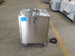 Gloria CE aprobó rollo sola ronda Pan frito máquina de helados - Product Image 3
