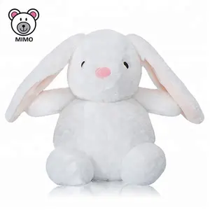 2019 New Easter Gift Soft Plush Bunny Rabbit Toy CE Standard OEM Custom Cute Long Ears Stuffed Plush White Rabbit Toy