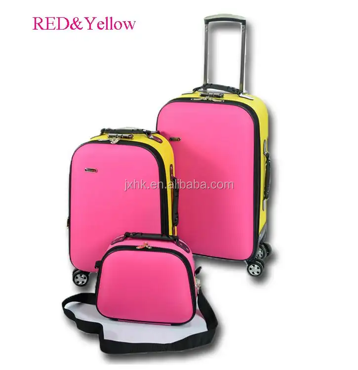 Waterproof Oxford Fabric Soft Luggage Cases Tote Hang Bag 18Inch 22Inch Luggage 3PCS Travel Set