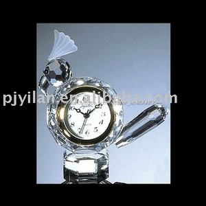bird figurine di promozione orologio di cristallo mestieri regalo bellissimo uccello uccello che <span class=keywords><strong>vola</strong></span> vetro uccello di cristallo - Product Image 1