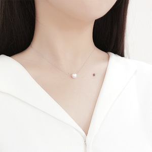 Moda in <span class=keywords><strong>argento</strong></span> sterling catena della perla barocca della collana delle donne - Product Image 2
