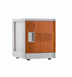 Japanese Wood Grain Color ABS Mini Plastic Locker - Product Image 1