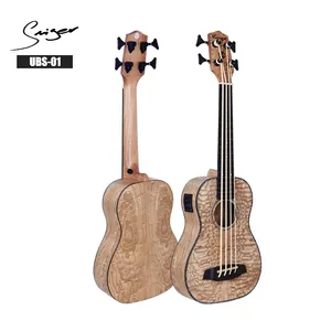 Smiger 30 “ukulele 低音吉他与均衡器电尤克里里在中国工厂制造