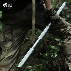 Premium multifunzionale tattico per bastone da passeggio indistruttibile bastoncino da <span class=keywords><strong>Trekking</strong></span> all'aperto per escursioni e campeggio - Product Image 4