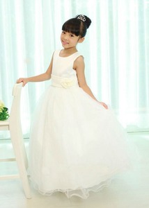 La muchacha hermosa niños flower girl dress pink baby girl <span class=keywords><strong>princess</strong></span> vestido de boda para <span class=keywords><strong>el</strong></span> partido cumpleaños - Product Image 4