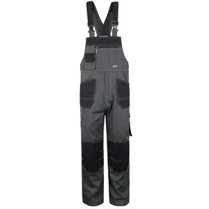 Custom Overall Suit Ripstop Outdoor Work Wear Cargo Trousers Man Safety Uniform Bib Overall Pants