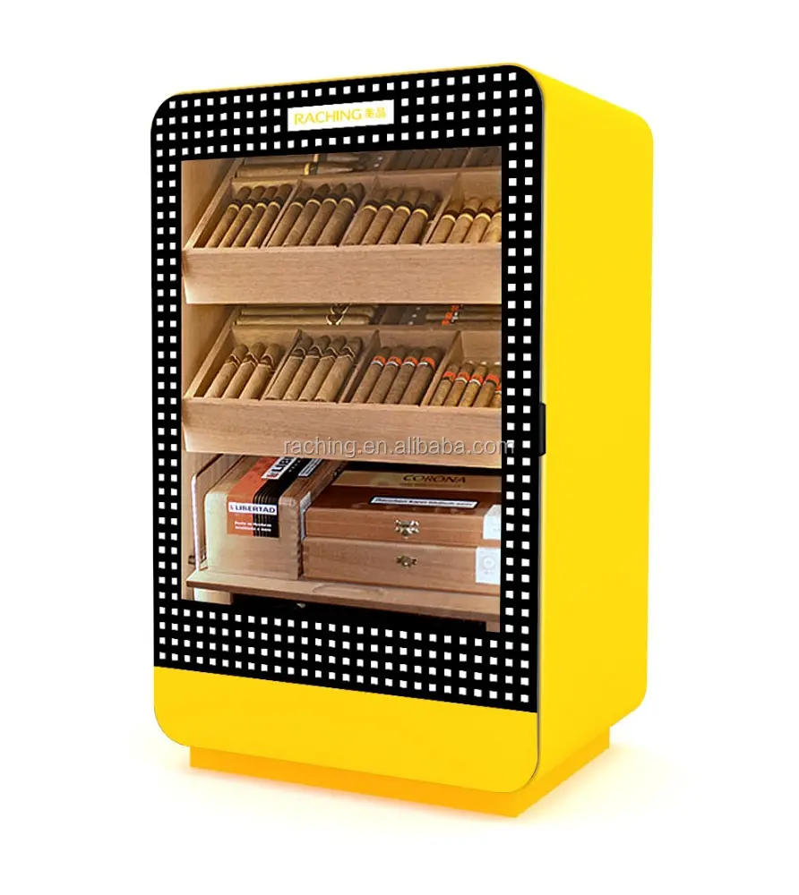 Màu Sắc Tươi Sáng Được Thực Hiện Tại Trung Quốc Điện Cigar Humidor Để Bán Được Sử Dụng Humidor Tủ