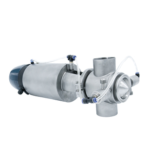 DN50 thép không gỉ SS304 SS316L vệ sinh vệ sinh điều khiển khí nén Van trộn bằng chứng van với 24V điều khiển thông minh đầu - Product Image 5