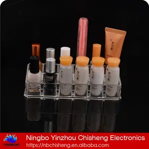 Clear Acrylic Makeup Organizer Storage Acrylic Compartment Display Box Custom Cosmetic Square Acrylic Box
