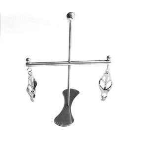 Nuovo capezzolo morsetto Bondage metallo pinze per il capezzolo gioco del sesso Bondage restrizioni schiavo <span class=keywords><strong>Bdsm</strong></span> Fetish Breast Clip Sex <span class=keywords><strong>Toys</strong></span> per coppie - Product Image 4