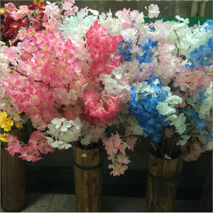 2020 Vendita calda Per <span class=keywords><strong>La</strong></span> Casa Decorativo Artificiale Cherry Blossom Branch Per Decorazione di Cerimonia Nuziale - Product Image 5