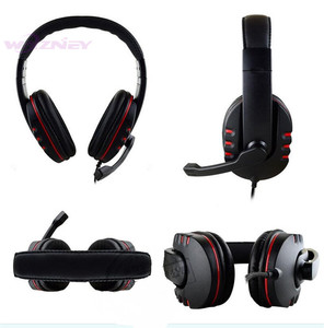Micro mains libres casque en cuir USB filaire stéréo Microphone casque de jeu écouteur pour <span class=keywords><strong>Sony</strong></span> PS5 PS4 PC jeu ordinateur portable - Product Image 4