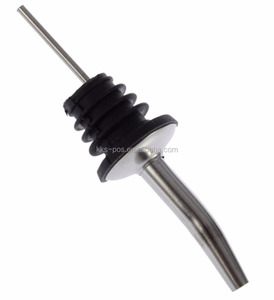 Bar Accessories Custom Stainless Steel Dispenser Olive Oil Wine Aerator Liquor Bottle Drip Stop Wine <strong>Pourer</strong> - Product Image 2