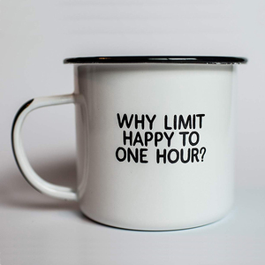 2019 Custom Matte Black <strong>Cool</strong> Cartoon Enamel Camping <strong>Mug</strong> for Promotion - Product Image 3