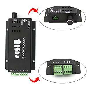 מכירות מפעל DC 12V 24V מוסיקה ריאקטיבי <span class=keywords><strong>LED</strong></span> <span class=keywords><strong>RGB</strong></span> בקר מוסיקה בקרת חיישן קול - Product Image 5