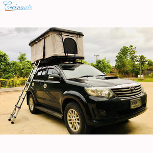 CeeinAuto ABS hard top car waterproof sunscreen hydraulic semi-automatic camping car roof tent awning