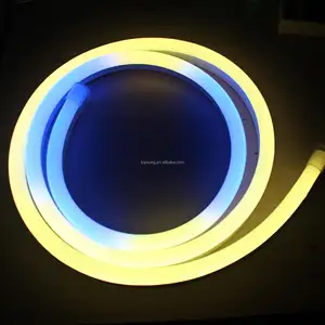 Dynamic 24v rgb color changing led neon rope light dmx Pixel strip tape