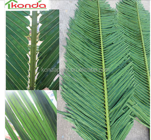 Fasce di palma artificiali a prova di fuoco a prova di sole tessuto personalizzato palme artificiali di plastica foglie di banches artificiali - Product Image 2