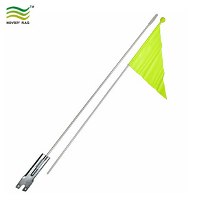 Banderas Personalizadas para <span class=keywords><strong>Bicicletas</strong></span> con Logotipo, Asta de Fibra de Vidrio Resistente, Pancartas Promocionales - Product Image 1