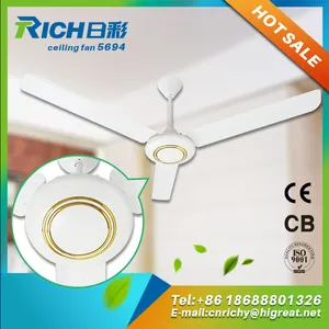 Especificación de 144 cm y 70 cm de alto volumen cepillo de limpieza de doble anillo de ventilador de techo