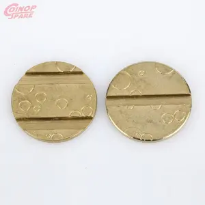 Commercio all'ingrosso Simile Custom Made scanalato metallo token