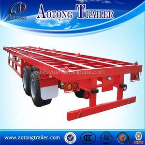 Esqueleto de <span class=keywords><strong>transporte</strong></span> de <span class=keywords><strong>contenedores</strong></span> de tipo 20-53FT lateral opcional de ruedas remolque - Product Image 6