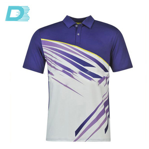 Personnalisé Brodé Hommes de Sport de Course Polo <span class=keywords><strong>T</strong></span> Shirts Avec Logo - Product Image 2