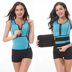 Neoprene shapewear גוף shaper הרזיה אפוד חליפת לירידה במשקל ספורט מותג פרטי כושר ללבוש מותניים מאמן מחוך