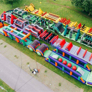 Juegos de deportes al aire libre para adultos, parque infantil comercial inflable 5k, pista de obstáculos, carreras en venta - Product Image 2