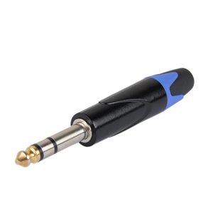 Conector eléctrico profesional de Audio QT169BL 6,35mm TRS Jack <span class=keywords><strong>3</strong></span> pines - Product Image 1
